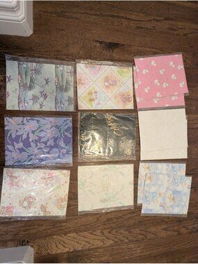 Assorted Decorative Stationery Pack - Pastel Floral & Character Prints